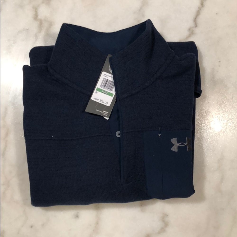 Blue Under Armour sweater